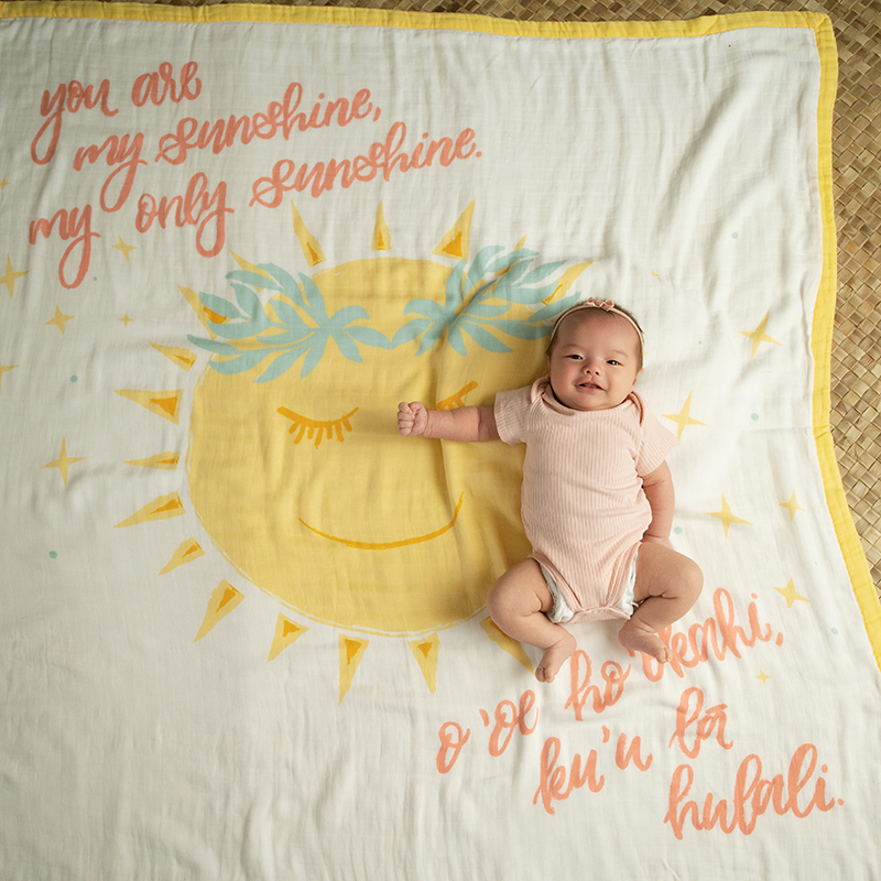 キルト　ブランケット You Are My Sunshine ／Coco Moon
