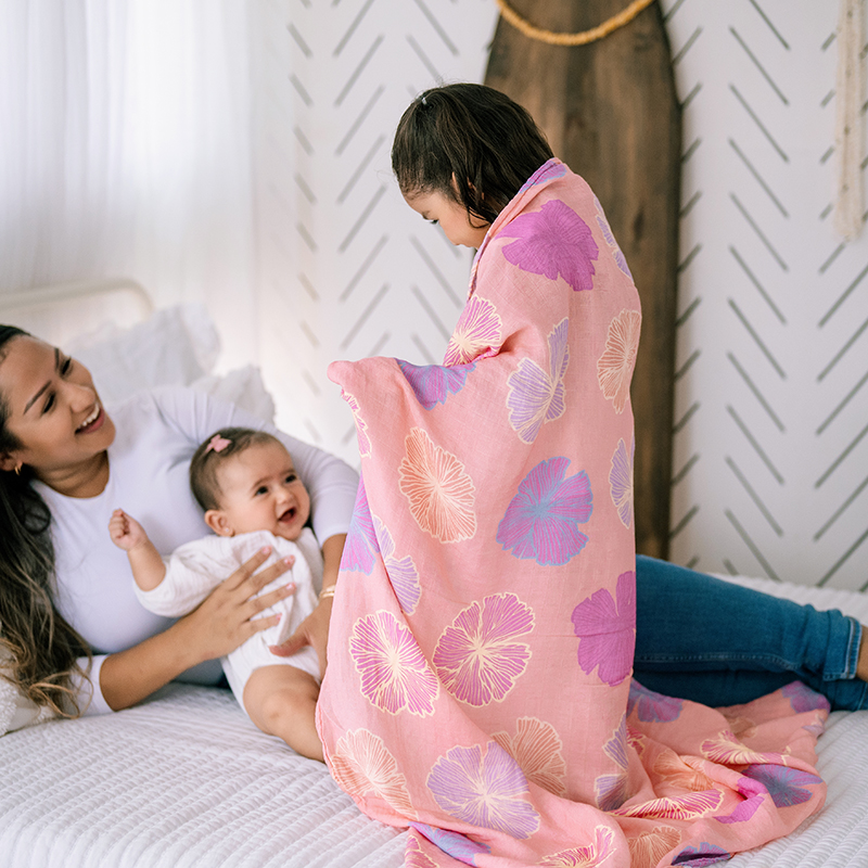 バンブー・モスリン seaflower/ Coco Moon